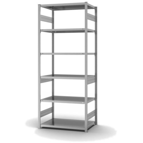 hofe Rayonnages enhofe treillis dans les constructions mi-lourdes, hauteur x largeur x profondeur 2500 x 1060 x 635 mm, 6 tablettes