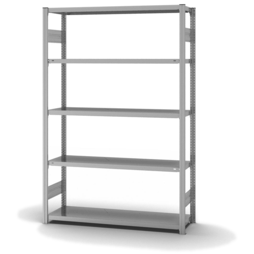 hofe Rayonnages enhofe treillis dans les constructions mi-lourdes, hauteur x largeur x profondeur 2000 x 1360 x 435 mm, 5 tablettes