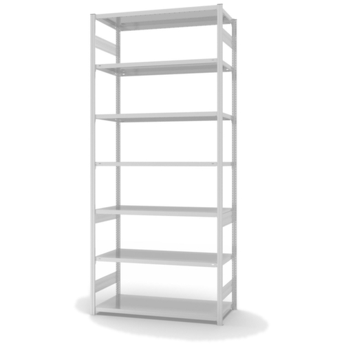 hofe Rayonnages enhofe treillis dans les constructions mi-lourdes, hauteur x largeur x profondeur 3000 x 1360 x 635 mm, 7 tablettes