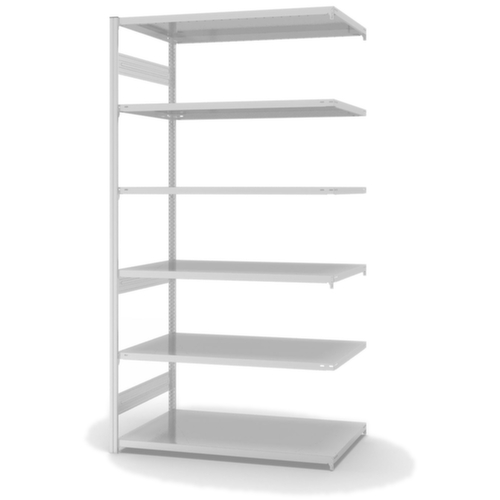 hofe Rayonnages enhofe treillis dans les constructions mi-lourdes, hauteur x largeur x profondeur 2500 x 1310 x 835 mm, 6 tablettes