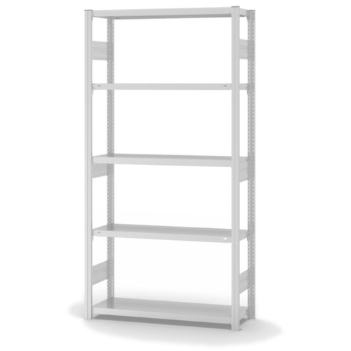 hofe Rayonnages en treillis dans la construction lourde, hauteur x largeur x profondeur 2000 x 1060 x 335 mm, 5 tablettes