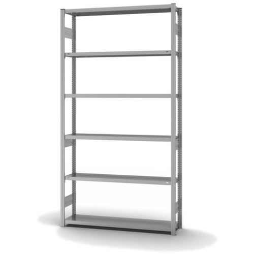 hofe Rayonnages en treillis dans la construction lourde, hauteur x largeur x profondeur 2500 x 1360 x 335 mm, 6 tablettes