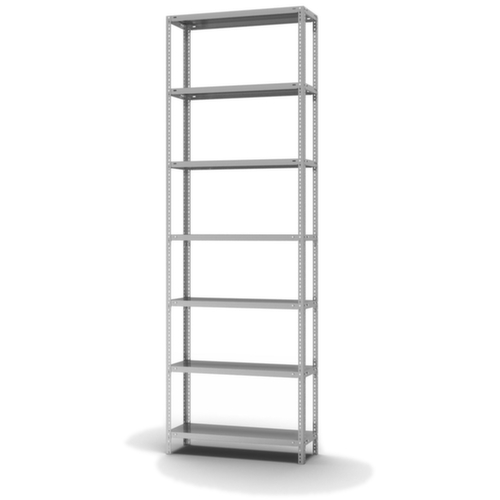 hofe Etagère à visser, 7 tablettes, avec revêtement en zinc anti-corrosion