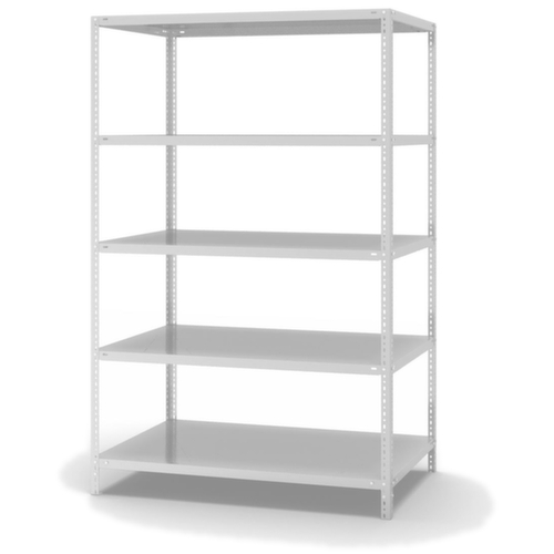 hofe Etagère à visser, 5 tablettes, RAL7035 gris clair