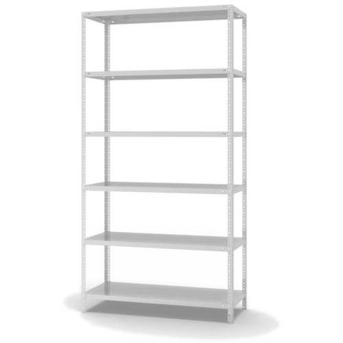 hofe Etagère à visser, 6 tablettes, RAL7035 gris clair
