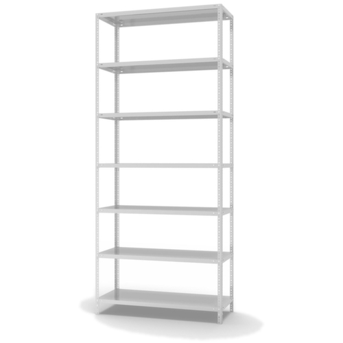 hofe Etagère à visser, 7 tablettes, RAL7035 gris clair
