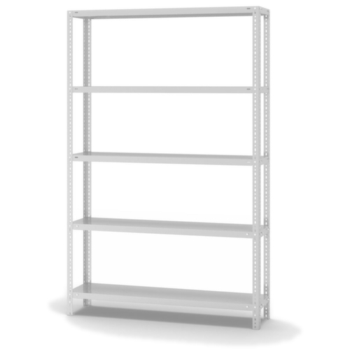 hofe Etagère à visser, 5 tablettes, RAL7035 gris clair