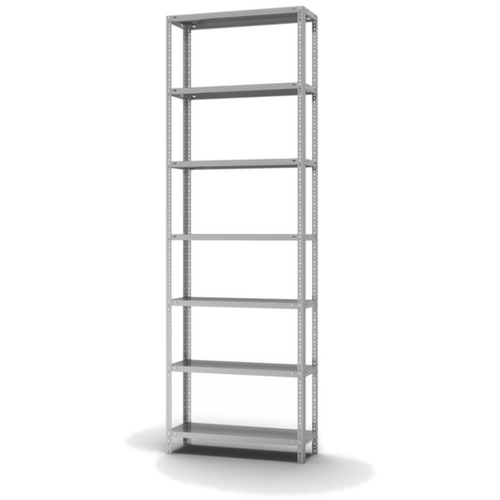 hofe Etagère à visser, 7 tablettes, avec revêtement en zinc anti-corrosion