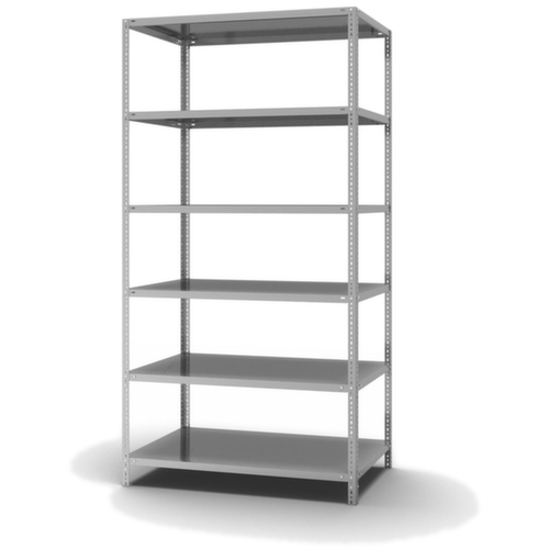 hofe Etagère à visser, 6 tablettes, avec revêtement en zinc anti-corrosion