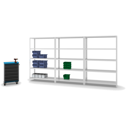 hofe Etagère à visser, 5 tablettes, RAL7035 gris clair