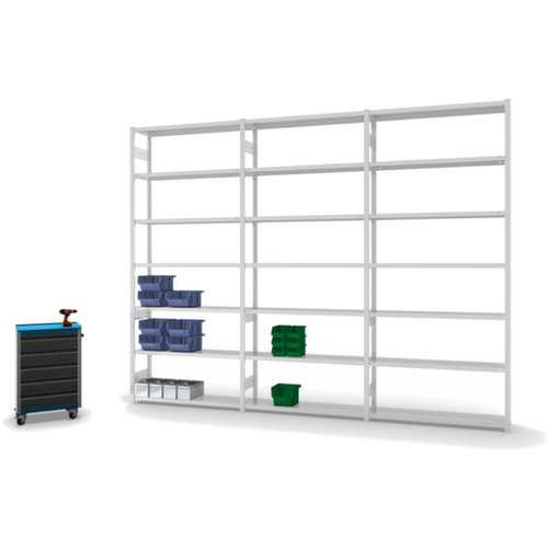 hofe Rayonnage à traverses type standard, hauteur x largeur x profondeur 2500 x 1310 x 335 mm, 6 tablettes