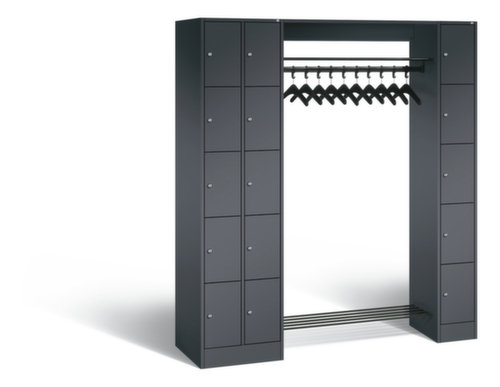 C+P Vestiaire à casiers Classic avec 15 casiers, largeur 2100 mm