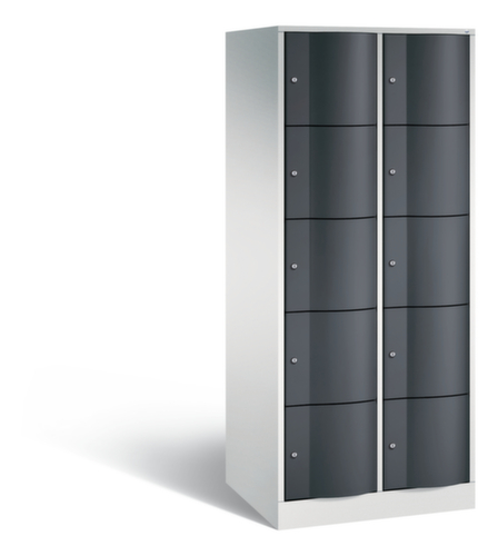C+P armoire multicases Resisto, 10 compartiments