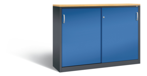 C+P Armoire à portes coulissantes ERGO avec plateau supérieur