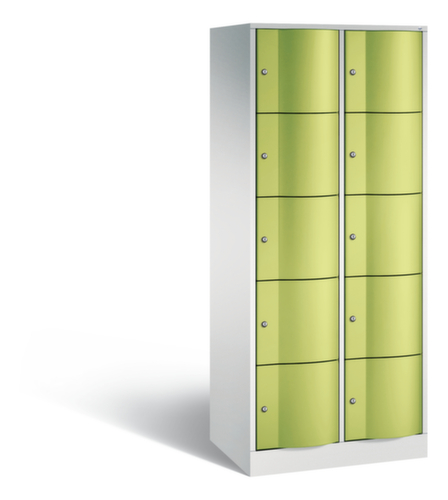 C+P armoire multicases Resisto, 10 compartiments