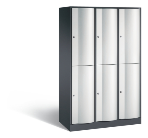 C+P armoire multicases Resisto, 6 compartiments