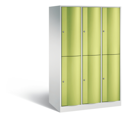 C+P armoire multicases Resisto, 6 compartiments