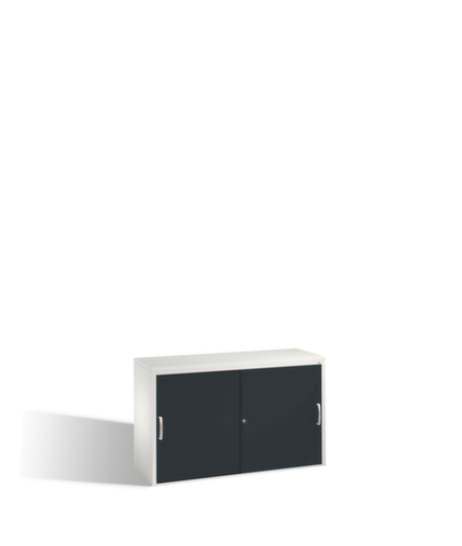 C+P Armoire à portes coulissantes ERGO avec plateau supérieur