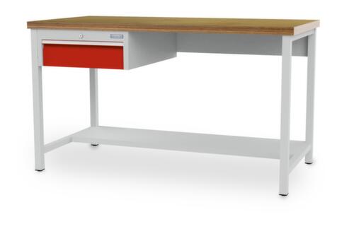 Bedrunka + Hirth Établi, 1 tiroir, 1/2 tablette