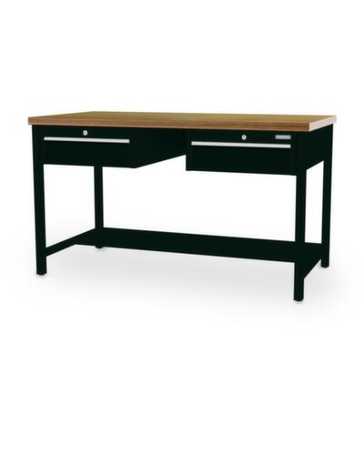 Bedrunka + Hirth Établi, 2 tiroirs, 1/2 tablette