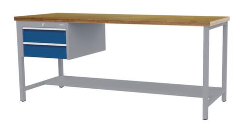 Bedrunka + Hirth Établi, 2 tiroirs, 1/2 tablette