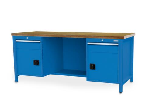 Bedrunka + Hirth Établi, 2 tiroirs, 2 armoires, 1/2 tablette