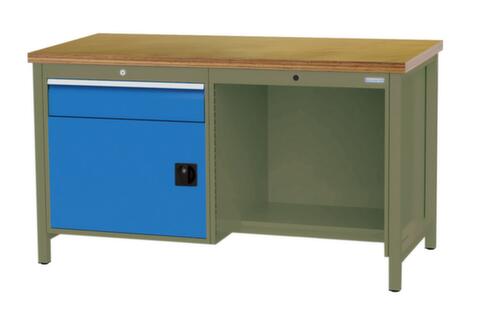 Bedrunka + Hirth Établi, 1 tiroir, 1 armoire, 1/2 tablette