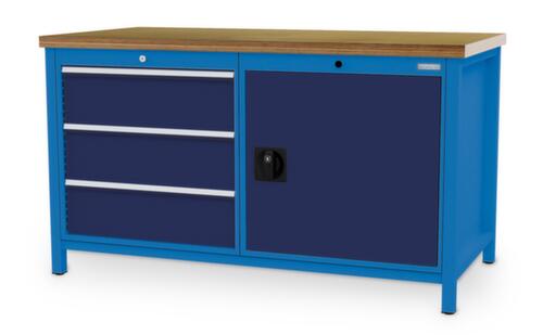 Bedrunka + Hirth Établi, 3 tiroirs, 1 armoire