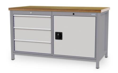 Bedrunka + Hirth Établi, 3 tiroirs, 1 armoire