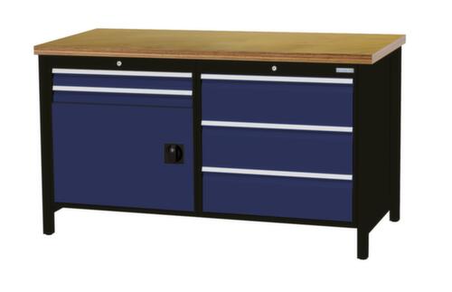 Bedrunka + Hirth Établi, 5 tiroirs, 1 armoire