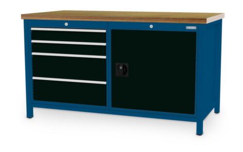 Bedrunka + Hirth Établi, 4 tiroirs, 1 armoire