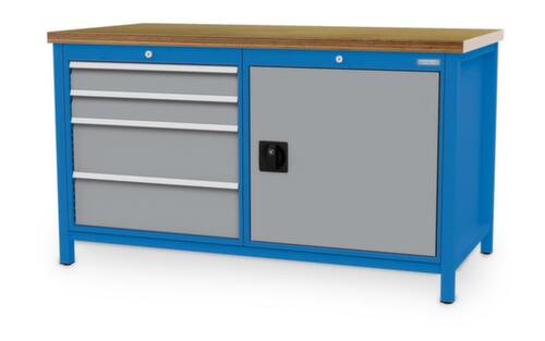 Bedrunka + Hirth Établi, 4 tiroirs, 1 armoire