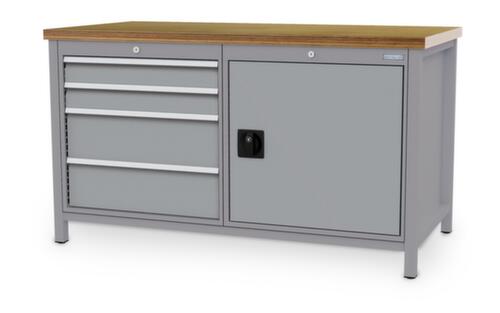 Bedrunka + Hirth Établi, 4 tiroirs, 1 armoire