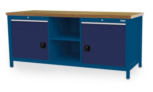 Bedrunka + Hirth Établi, 2 tiroirs, 2 armoires, 2 tablettes