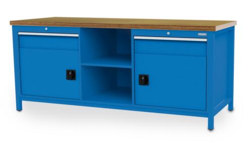 Bedrunka + Hirth Établi, 2 tiroirs, 2 armoires, 2 tablettes