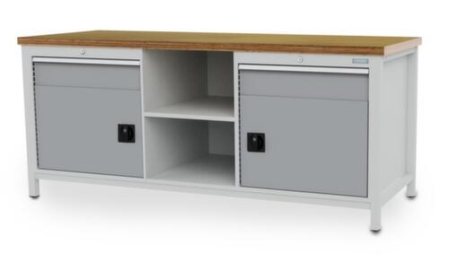 Bedrunka + Hirth Établi, 2 tiroirs, 2 armoires, 2 tablettes