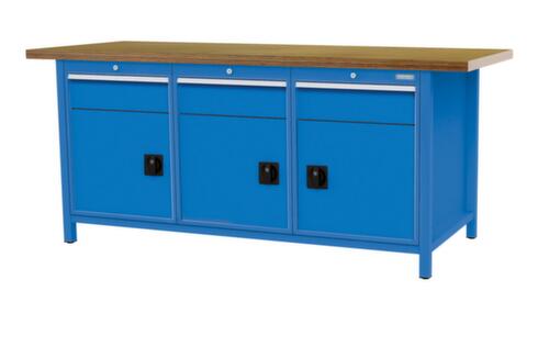 Bedrunka + Hirth Établi, 3 tiroirs, 3 armoires