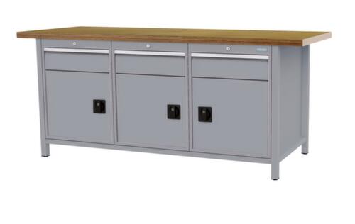 Bedrunka + Hirth Établi, 3 tiroirs, 3 armoires