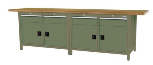 Bedrunka + Hirth Établi, 4 tiroirs, 4 armoires