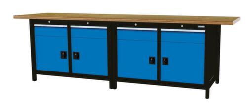 Bedrunka + Hirth Établi, 4 tiroirs, 4 armoires