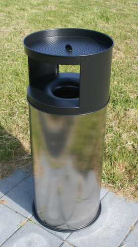 Cendrier poubelle en acier inoxydable FLORENZ