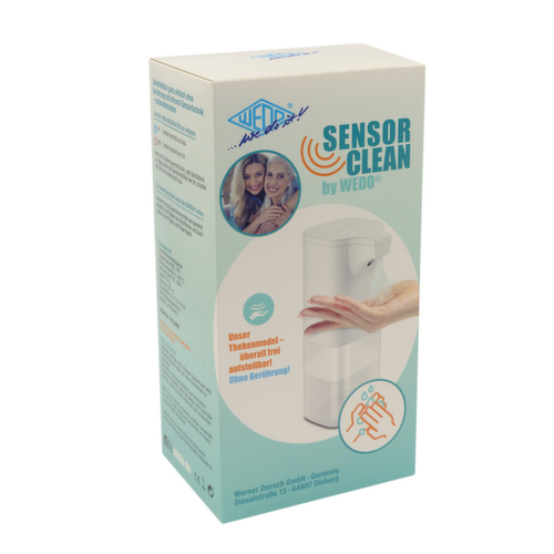 WEDO Distributeur de désinfectant SENSOR CLEAN, avec capteur infrarouge
