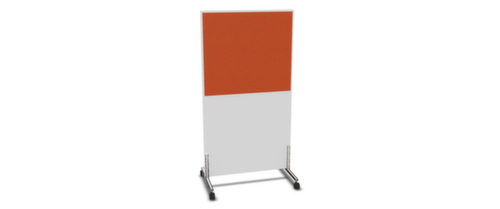 Nowy Styl Paroi de séparation E10 en bois avec revêtement en tissu, hauteur x largeur 1545 x 800 mm
