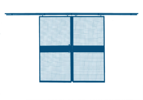 Porte coulissante pour parois de séparation, largeur 1800 mm