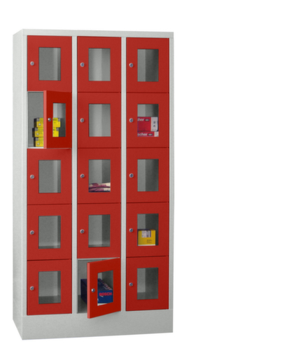 PAVOY armoire multicases Basis, 15 compartiments