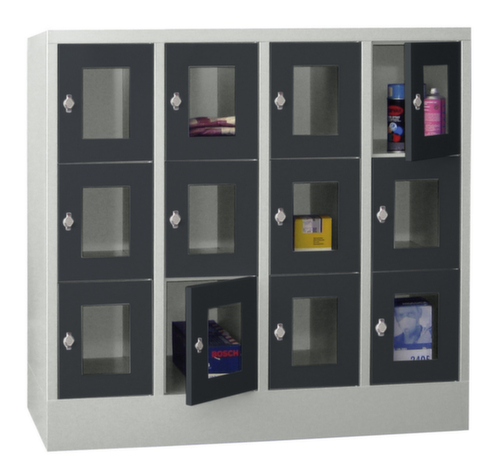 PAVOY armoire multicases Basis, 12 compartiments