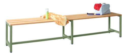 PAVOY Banc vestiaire Basis avec lames en bois