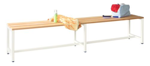 PAVOY Banc vestiaire Basis avec lames en bois