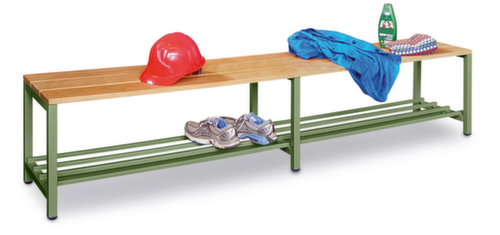 PAVOY Banc vestiaire Basis avec lames en bois