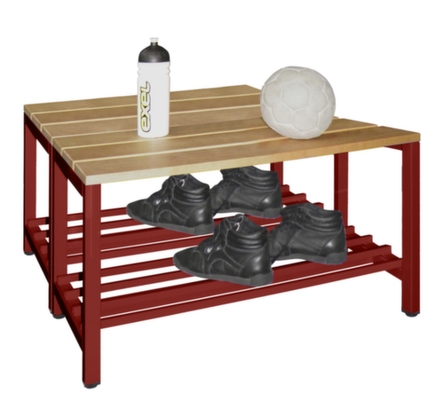 PAVOY Banc vestiaire Basis avec lames en bois